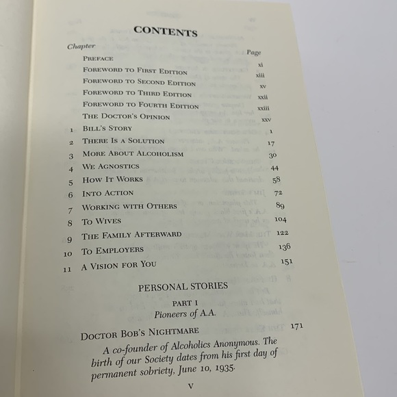 Book | Thick Hardcover ALCOHOLICS ANONYMOUS | Self Help Better Life Addiction - Picture 5 of 9